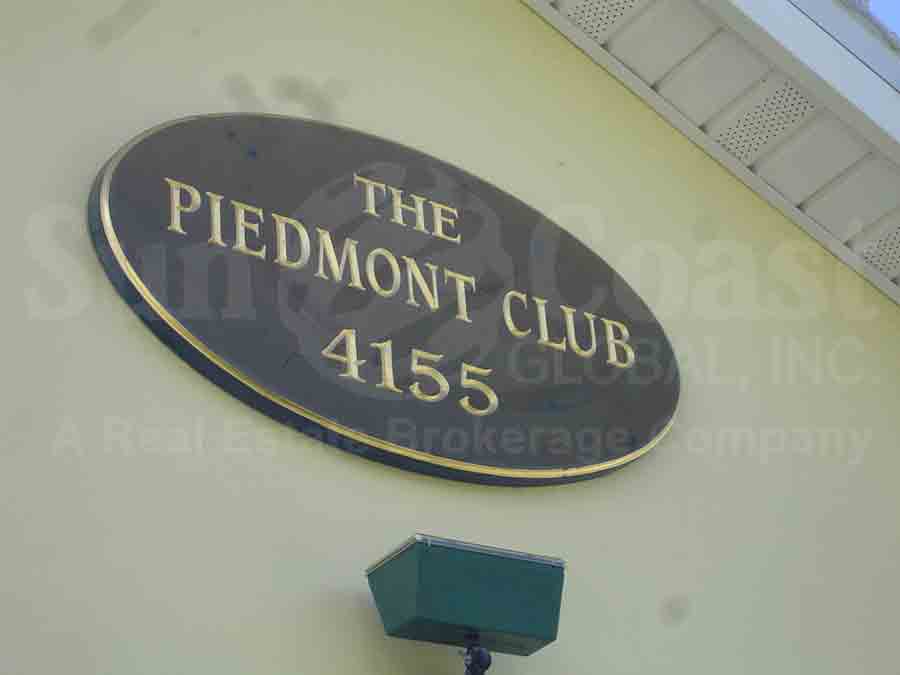 Piedmont Club Signage